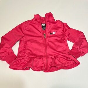 NIKE girls zip up